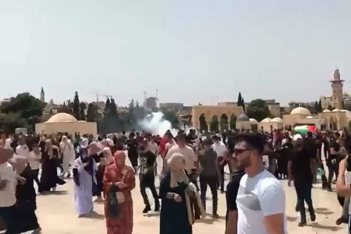 حمله صهیونیست ها به مسجد الاقصی