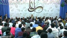 حاج منصور ارضی - جشن بزرگ عید غدیر سال 96 - دیشب بنا به شعر سرودن ز یار شد (مدح)