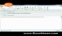 آموزش Outlook 2010 _ بخش Composing Basic E-Mail_ درس 4
