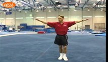 آموزش ژیمناستیک _ front handspring front full 