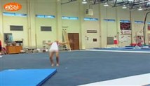 آموزش ژیمناستیک _ two front hand spring 