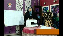 آموزش خیاطی خانم عمرانی در برنامه خانه مهر : سارافن آزاد
