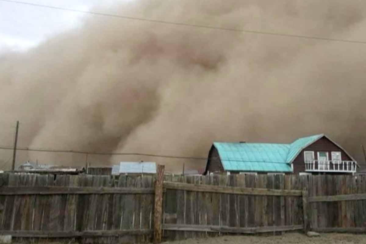 طوفان هولناک مغولستان