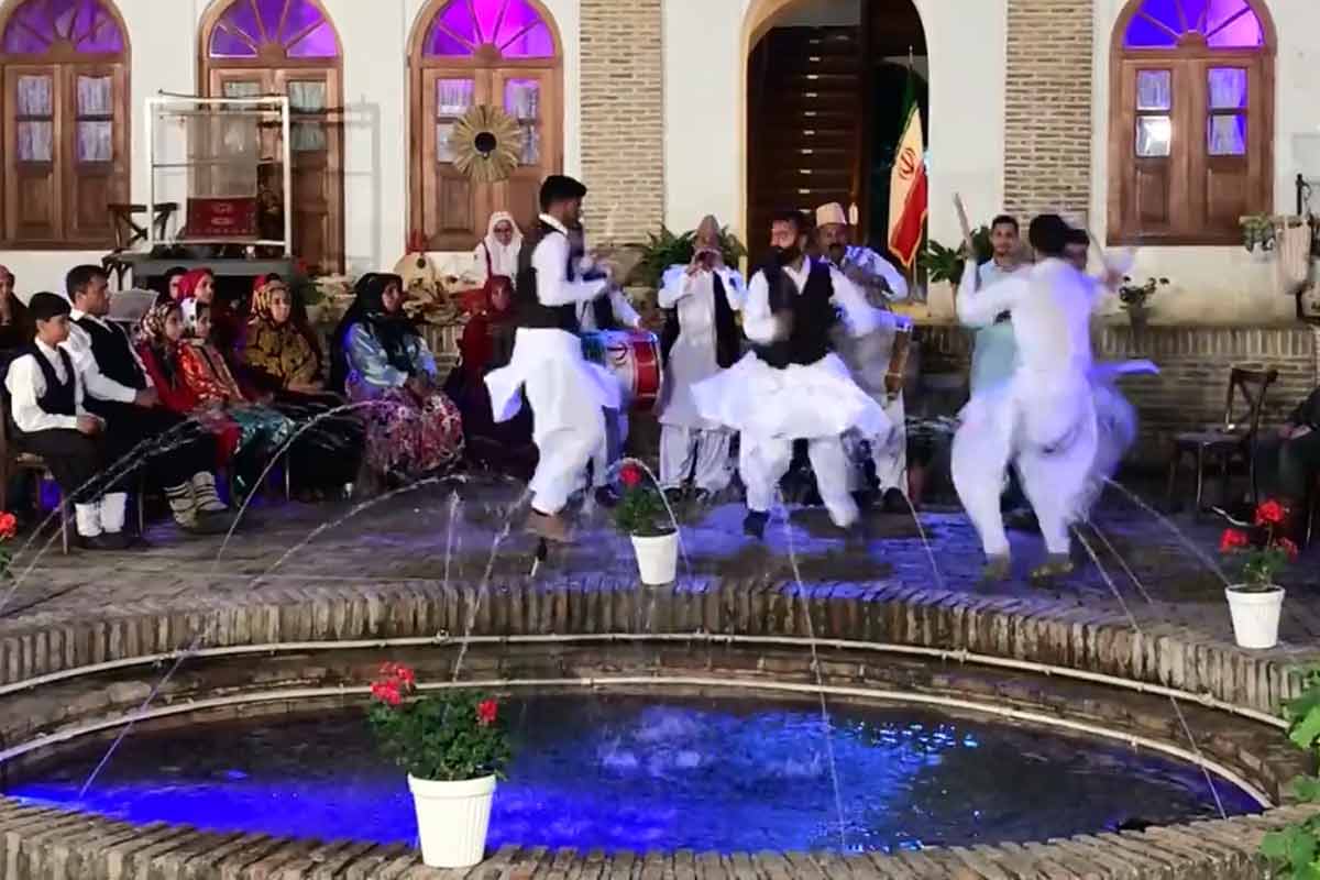 آئین سنتی رقص چوب سیستانی های گلستان