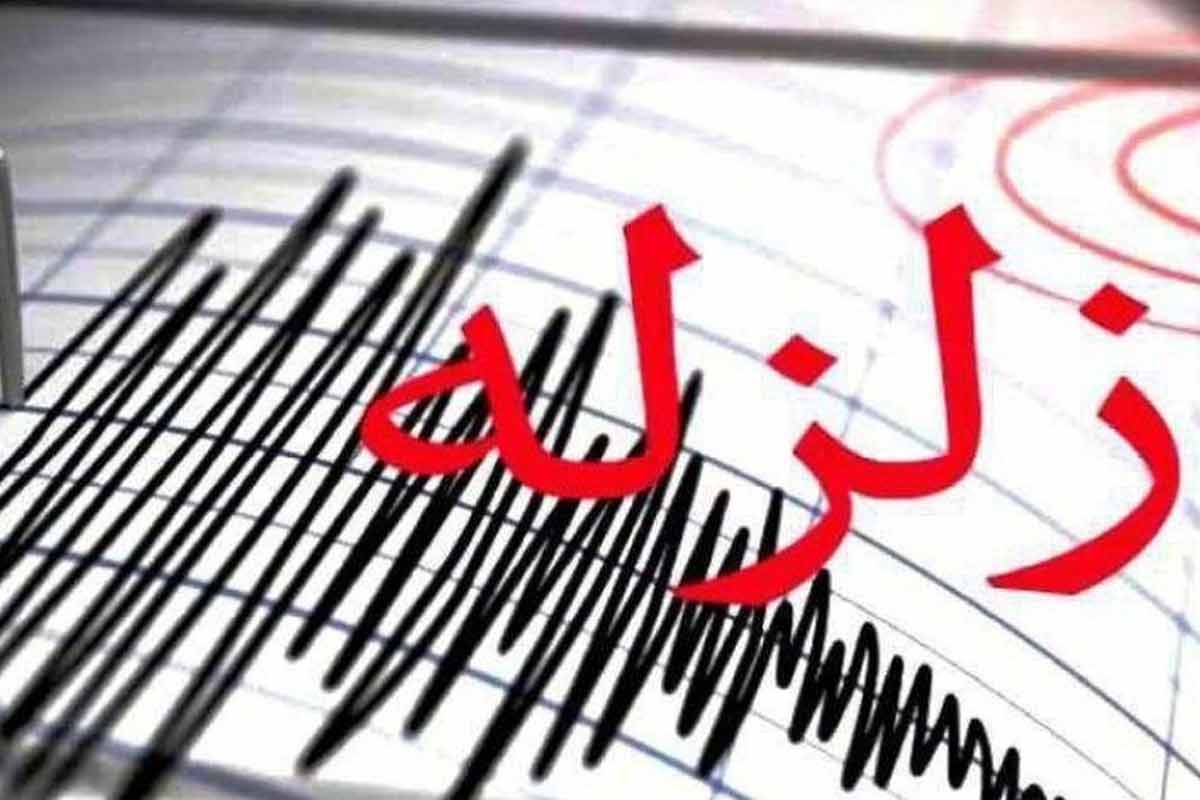 زلزله امروز گناوه از نمای یک فروشگاه