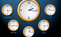 Sharp World Clock 8.3.7.0  نمایش ساعت های جهانی