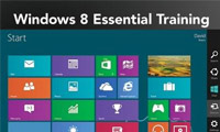 آموزش ویدویی ویندوز 8 شرکت لیندا Lynda Windows 8 Essential Training