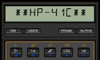 ماشین حساب مهندسی HP-41c Simulation 1.0.2 