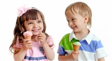 بستنی برای کودکان زیر سه سال