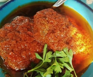 طرز تهیه غذای محلی شامی رودباری(گیلانی)