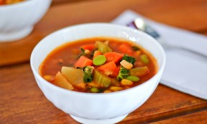 طرز تهیه سوپ گیاهی (غذای رژیمی)