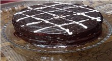 دستور پخت کیک شکلاتی با روکش گاناش