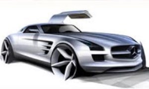 مرسدس بنز SLS AMG تکرار 300SL GULWING 