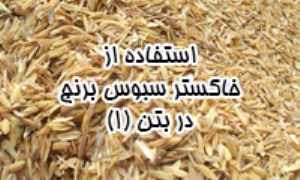 استفاده از خاکستر سبوس برنج در بتن (1)