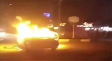 آتش زدن ماشین یک طلبه در یاسوج