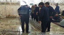 آماده‌سازی محل خاکسپاری شهید رئیسی در حرم رضوی