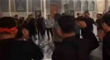 عزاداری مینابی‌ها برای رهبر شهید انقلاب در حرم رضوی