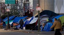 وضعیت بی‌خانمان‌ها در لس آنجلس آمریکا!