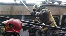 آتش سوزی کارگاه تولیدی پوشاک در تهران