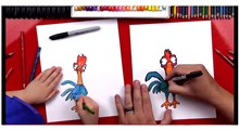 آموزش نقاشی به کودکان | بوقلمون کارتونی