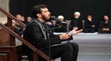 شعرخوانی مهدی رسولی پیش از اقامه نماز بر پیکر آقای شهید
