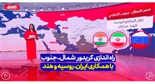 راه اندازی کریدور شمال-جنوب با همکاری ایران,روسیه و هند