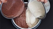 کیک|دستورالعمل تهیه کیک اسفنجی کره شکلاتی وانیلی