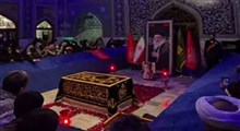 پخش دعای عهد در جوار مزار نورانی آقای شهید ایران