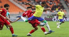 خلاصه بازی نوجوانان ایران 3-2 برزیل