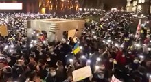 تجمع مردم گرجستان در حمایت از اوکراین