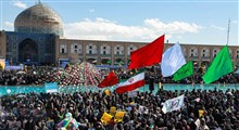 گوشه‌هایی از راهپیمایی ۲۲ بهمن در شهرهای مختلف ایران