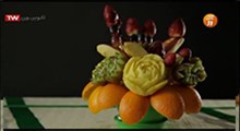 میوه آرایی | سبد گل آناناسی