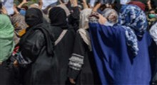 زنان معترض در یک پارکینگ توسط طالبان زندان شدند!