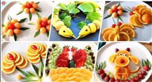 میوه آرائی|ایده فوق العاده تزئین میوه ها
