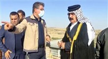 شیوخ عرب خوزستان از سد کرخه بازدید کردند