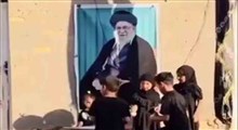 موکب باصفای کودکان عراقی به یاد رهبر شهید انقلاب