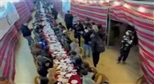 اولین سحری دست جمعی در چادرهای آوارگان در غزه