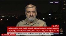 صحبت های محسن رضایی با لباس نظامی در گفتگو با شبکه تلویزیونی الجزیره