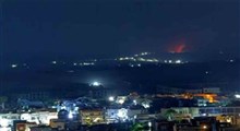 لحظه اصابت موشک ایرانی به مواضع آمریکایی در اربیل عراق