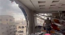 حمله صهیونیست‌ها به دفتر شبکه العالم در غزه
