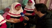 خاطره دیدار رهبری برای دخترا دانش آموز منطقه محروم