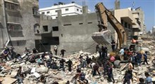 جنایت هولناک صهیونیست‌ها در غزه (+18)