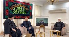 حضور قالیباف و اژه‌ای در منزل شهید رئیسی