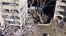 "عراد" بعد از اصابت موشک ایرانی