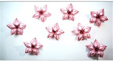 ترفند | گلهای اوریگامی صورتی