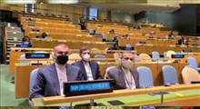 هیات جمهوری اسلامی ایران در سالن‌مجمع عمومی ملل متحد