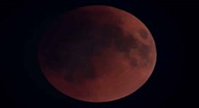ابر ماه گرفتگی خونین در آسمان رصد شد