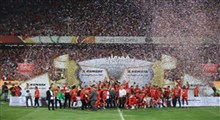 مراسم اهدای جام قهرمانی به پرسپولیس