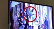 لحظه ورود یکی از مهاجمان انتحاری حملات سریلانکا به کلیسا