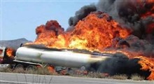 انفجار مرگبار تانکر سوخت در جاده مریوان